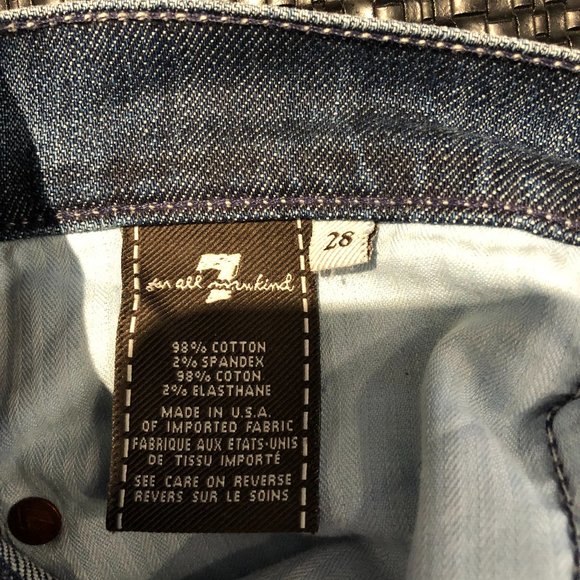 7 For All Mankind "Roxannne" Ripped Jeans - Picture 5 of 6